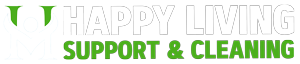 Happy Living Support & Cleaning Logo